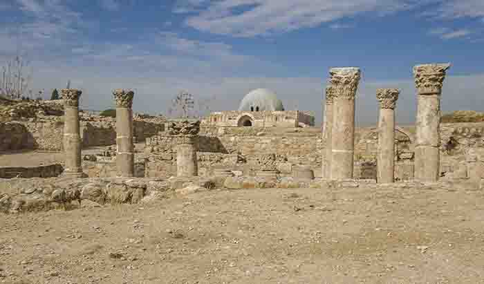 180 - Jordania - Amman - Ciudadela - iglesia bizantina